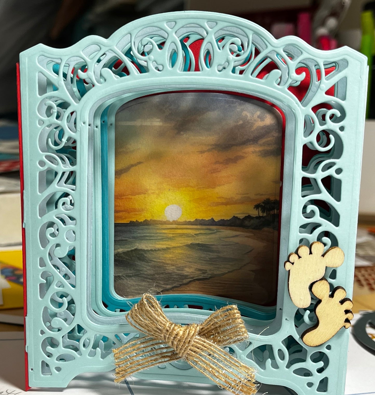Beach Layered Card