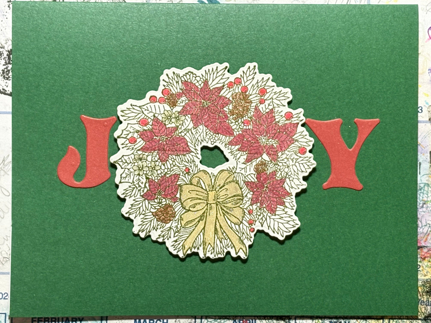 JOY Christmas Card