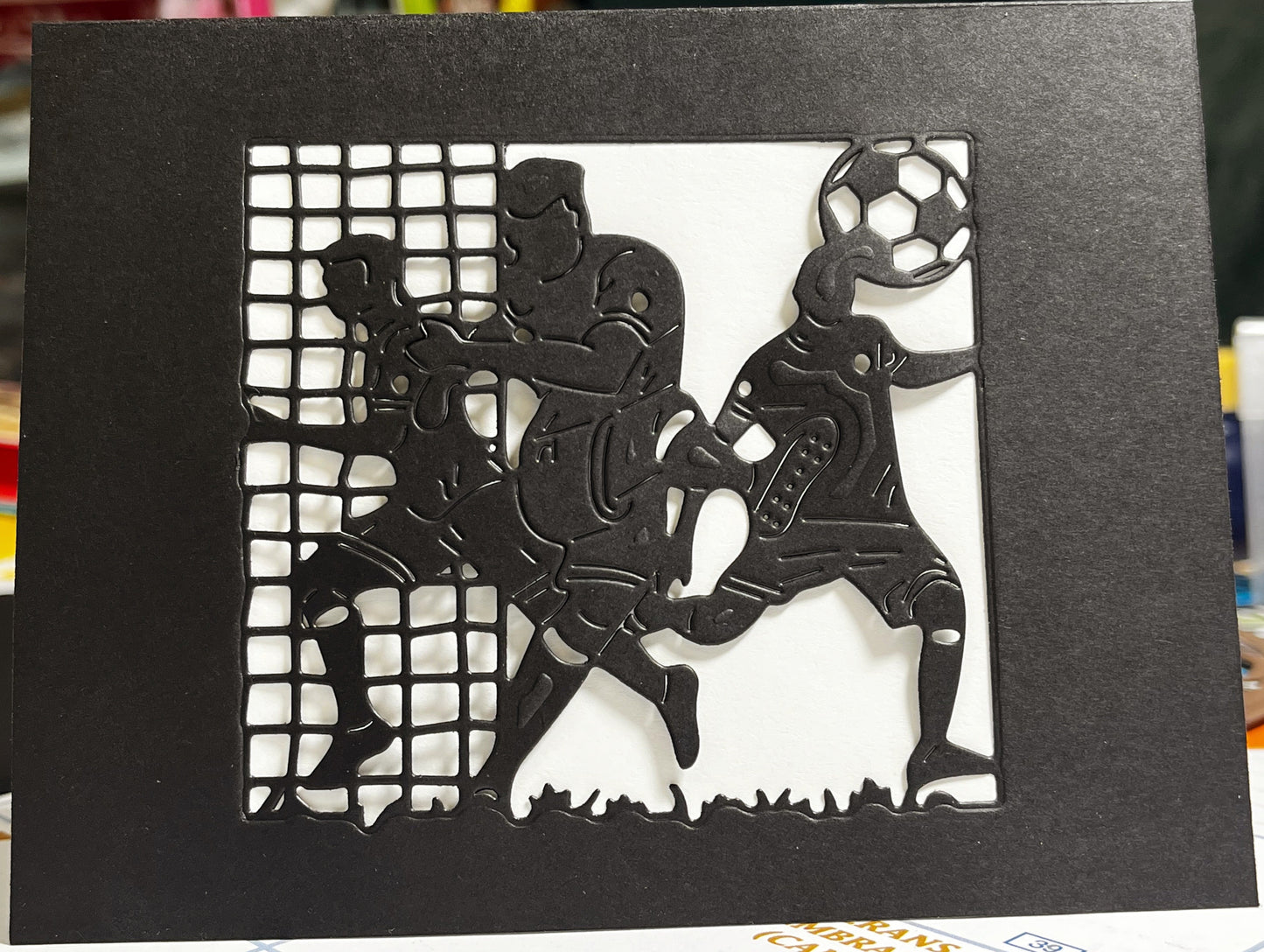 Soccer Blank Card