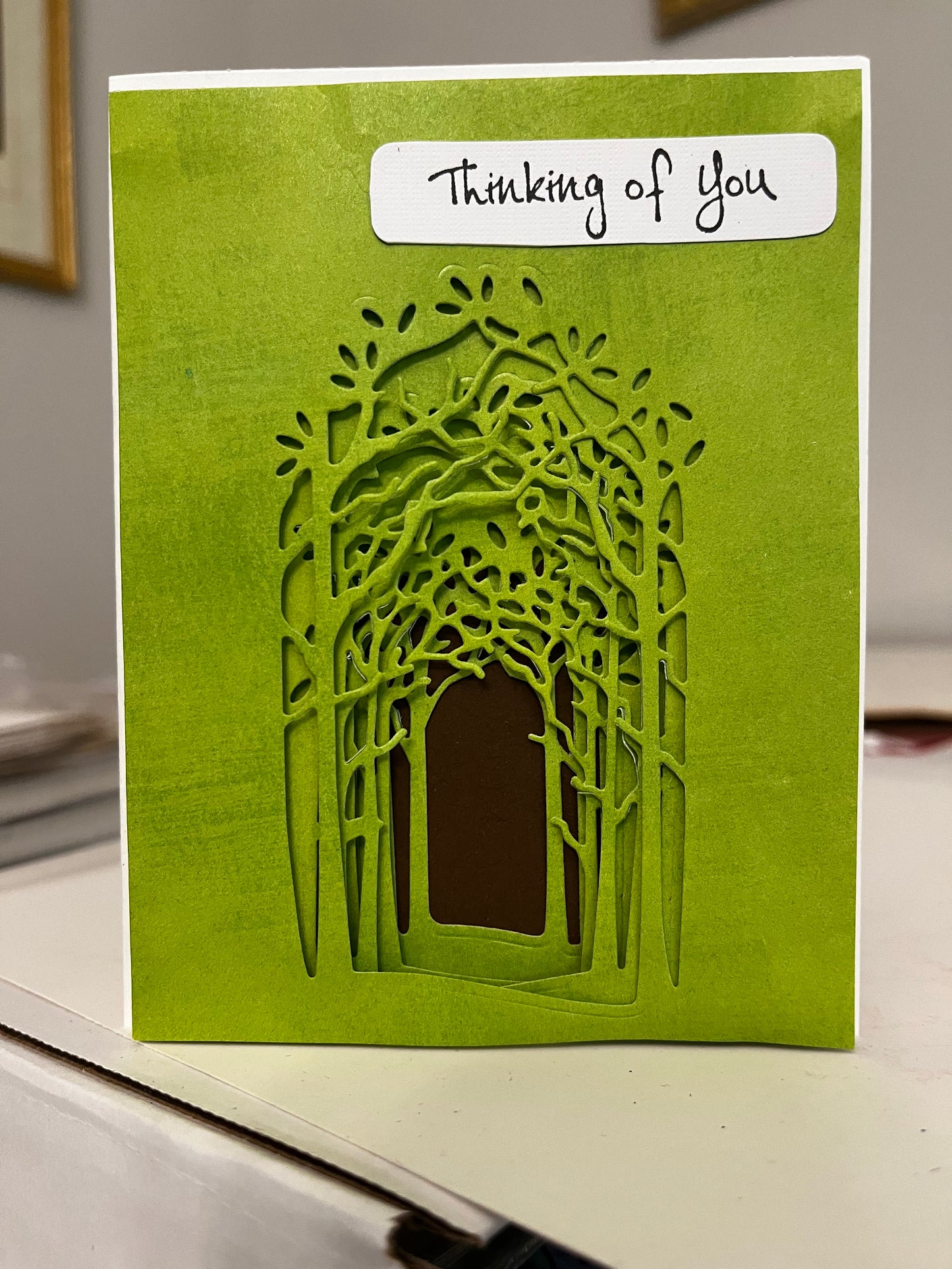 Forest Layered Card