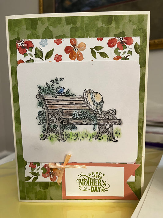 Mother’s Day Garden Bench Card