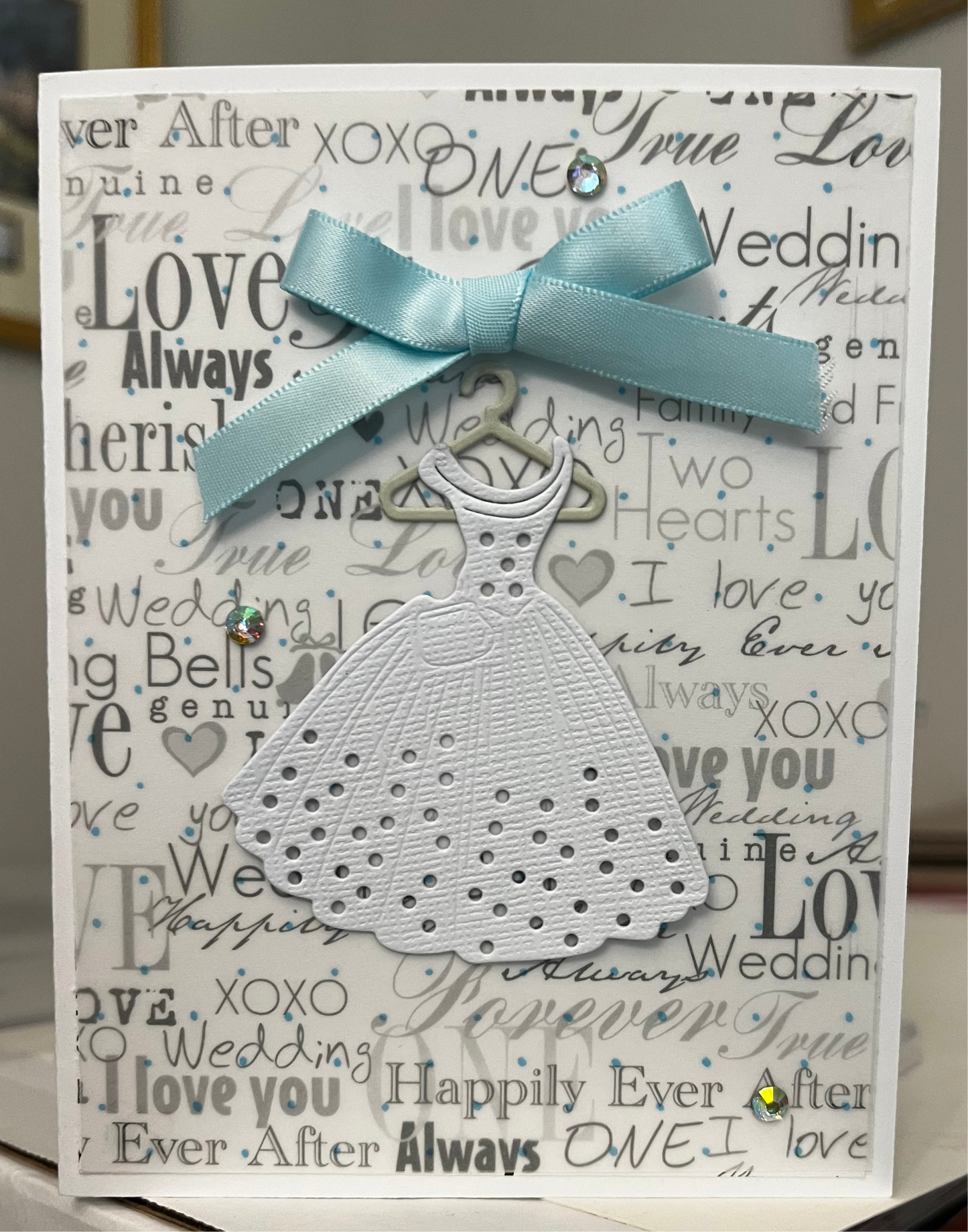 Wedding Bridal Gown Card
