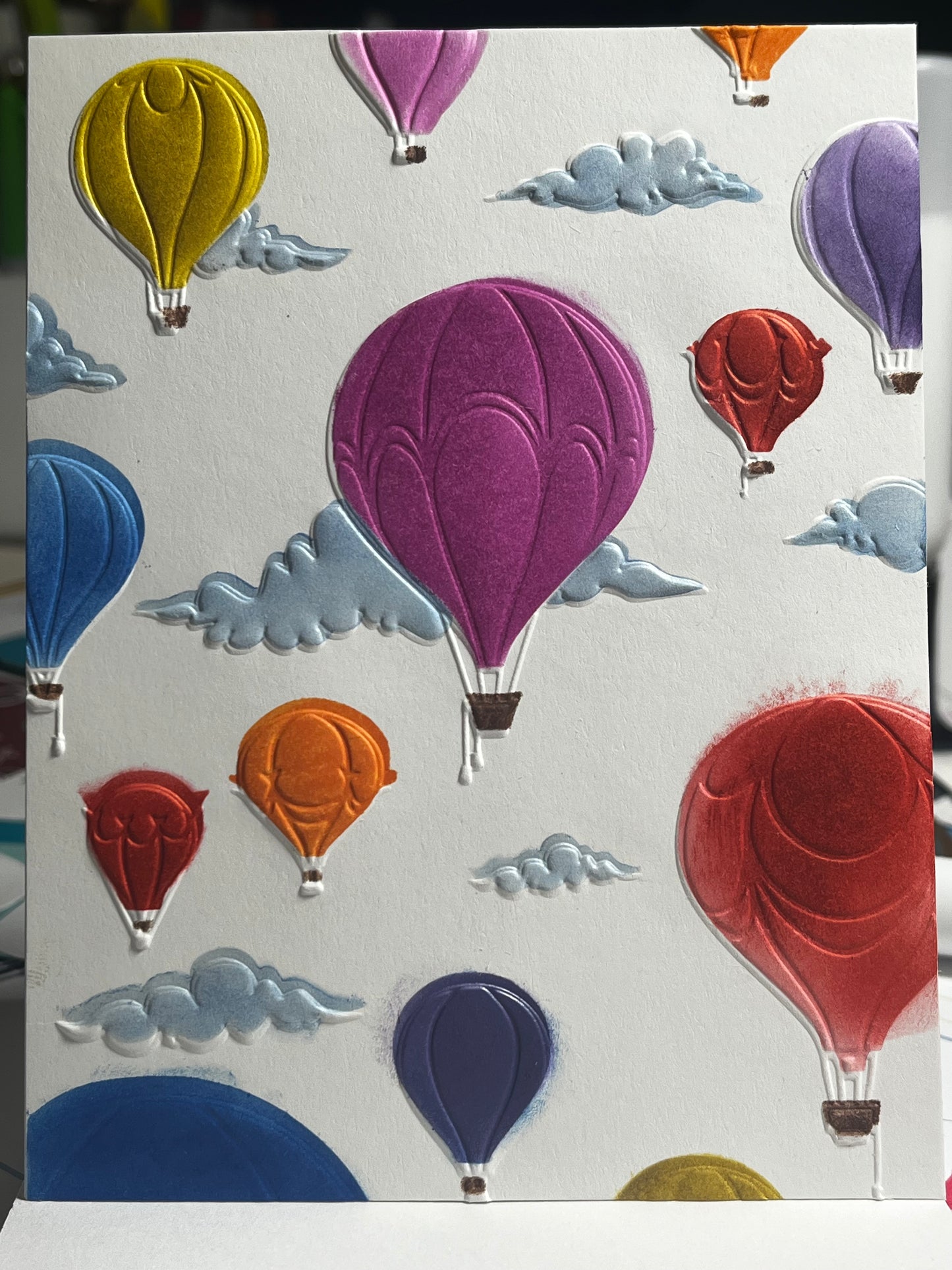 Hot Air Balloon Card