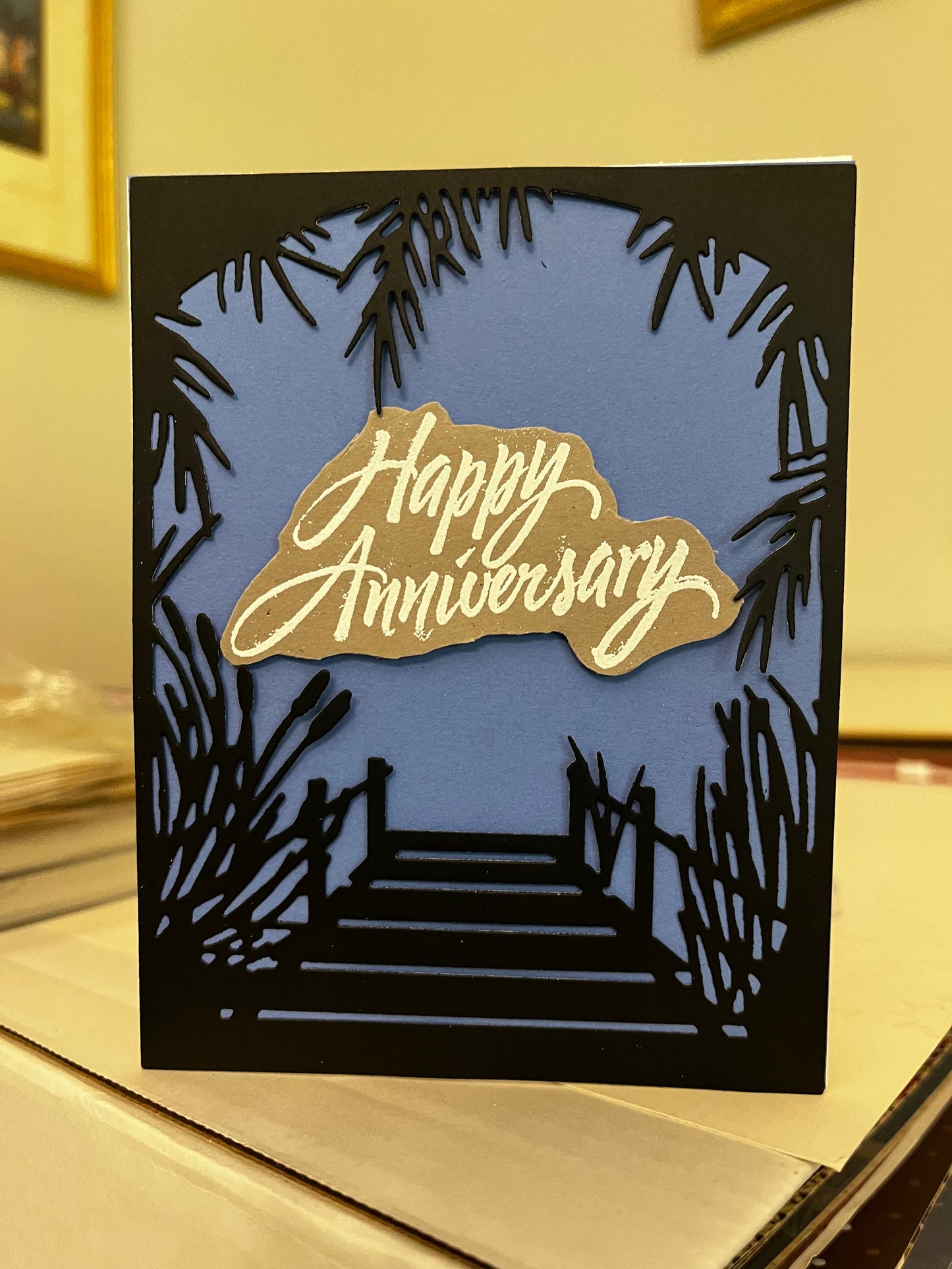 Shady Pier Anniversary Card