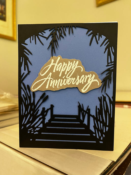 Shady Pier Anniversary Card