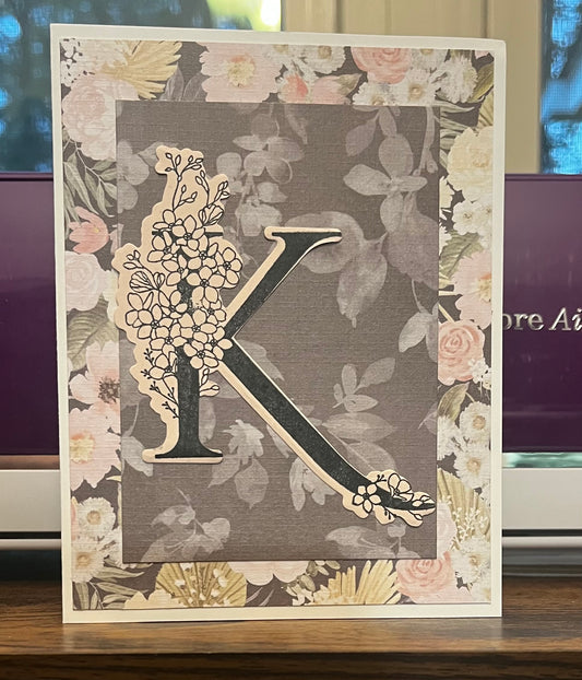 Script Initial Blank card