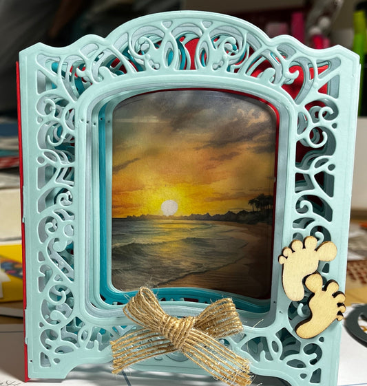 Beach Layered Card