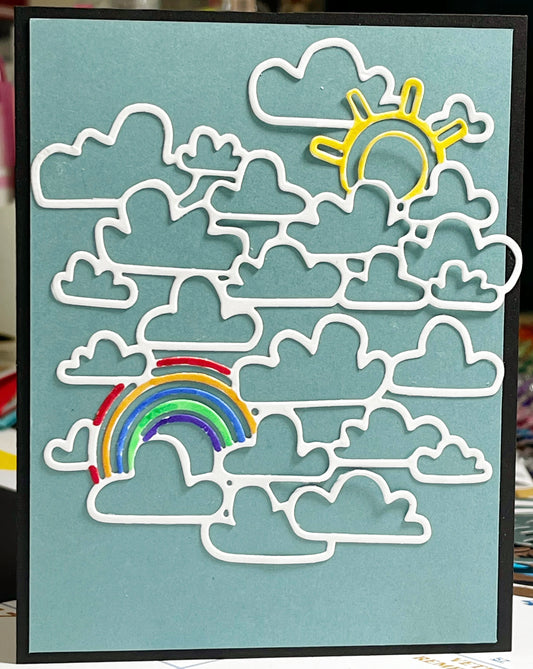 Rainbow Blank Card