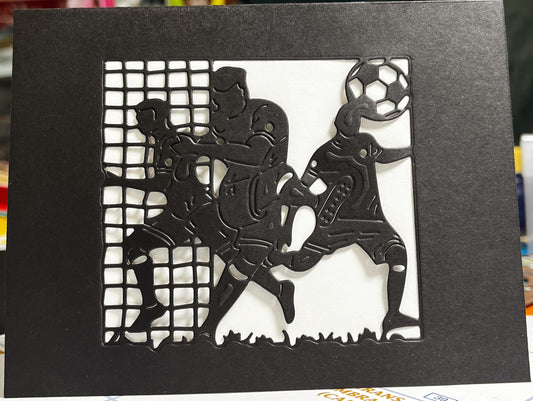 Soccer Blank Card