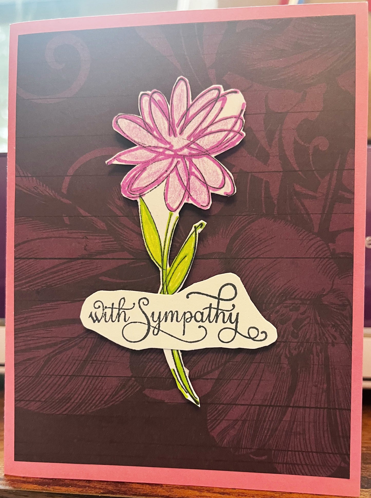 Sympathy Floral Card