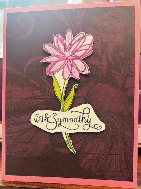 Sympathy Floral Card