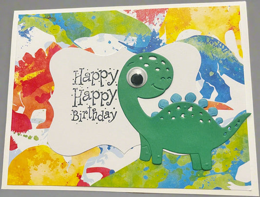 Dinosaur Birthday Card