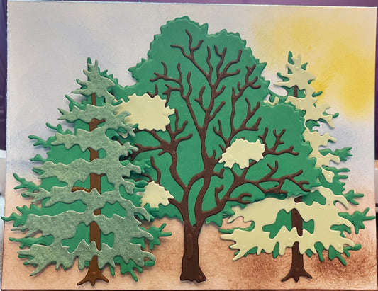 Trees Blank Card
