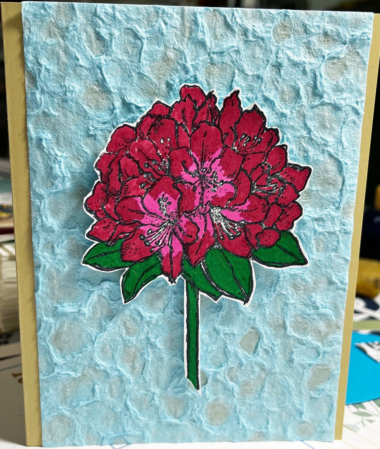 Floral Blank Card