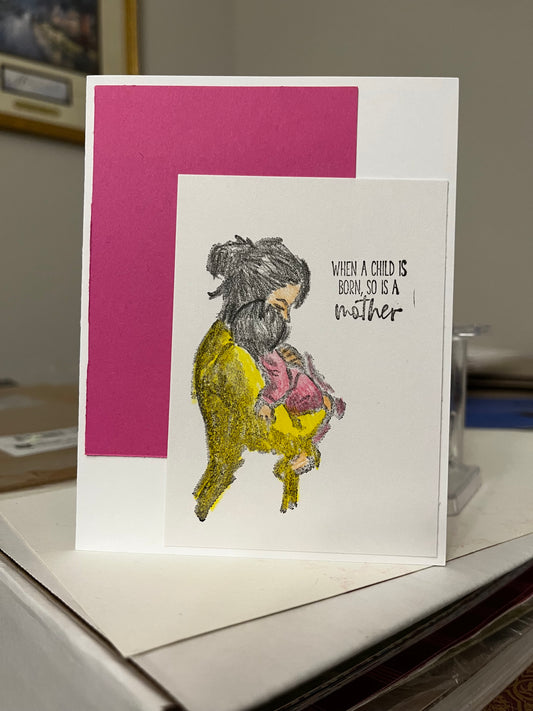 New Baby and Mom Card