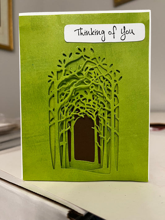 Forest Layered Card